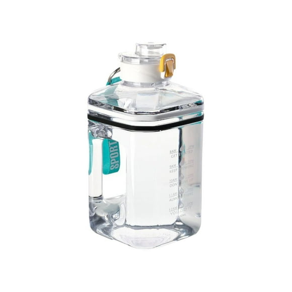 MOQIN Gallon Water Bottle 2.2 L Leakproof Sports Water Bottles Portable Plastic Water Bottle BPA-Free Big Water Jugs Reusable Gallon Water Container for Gym Outdoor Hiking