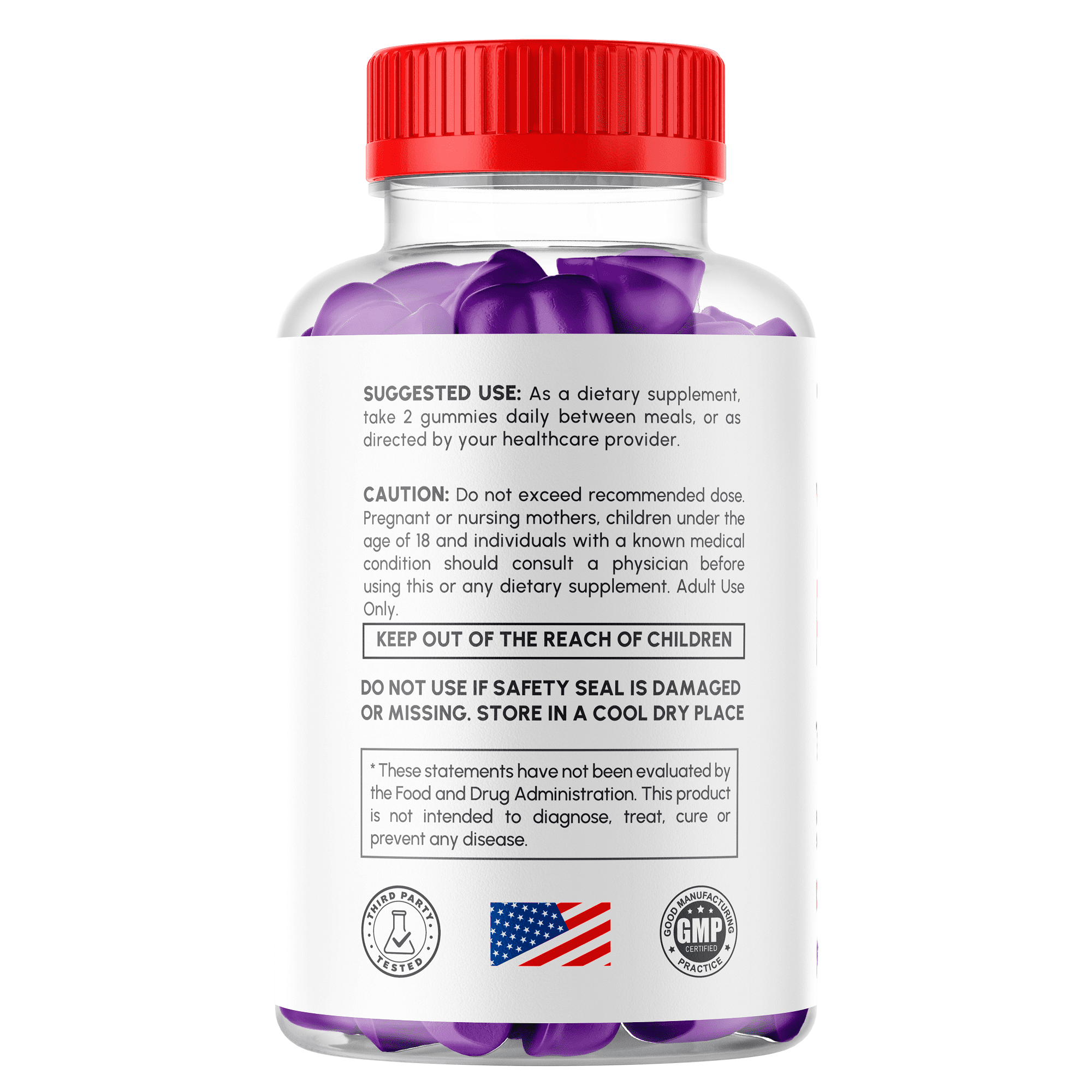 Vital Pump XL Gummies for Men Maximum Strength Vitamin Supplement 180 Gummies