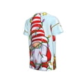 thumbnail image 5 of Fuzoiu Funny Christmas Gnome Print Boys' Casual T-Shirt,Crewneck Undershirts,Boys Athletic Shirt,Short Sleeve T-Shirts for Outdoor Play, 5 of 7