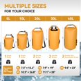 thumbnail image 3 of Mochila impermeable MARCHWAY de 5 litros, flotante, impermeable, amarilla, 3 of 8