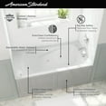 thumbnail image 6 of American Standard Evolution Acrylic 60 in x 32 in Deep Soak Whirlpool with Right Drain Apron (White), 6 of 6