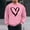 Pink(New), variant on PNTUTB Fashion Valentine's Day Print Loose Comfort Casual Long Sleeves Crew Neck Pullover Sweatshirts for Men