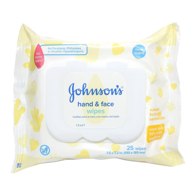 Johnson's® Baby Hand and Face Wipes