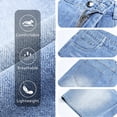 thumbnail image 3 of GINGTTO Men's Relaxed Fit Baggy Denim Shorts, 3 of 10