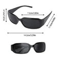 thumbnail image 4 of Guardurnaity Gafas estenopeicas Agujeros pequeños Antifatiga Diseño compacto Gafas porosas Conveniente Resistente a los golpes Gafas de Disfraces de disfraces, 4 of 6