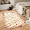 thumbnail image 4 of Kezqiaxn Bedroom Rug Lazy Wind Rugs for Bedroom Plush Skin-Friendly Bedroom Bedside Rugs Strip Stain Non Slip Carpet Tatami Mat C 15.75*47.24In, 4 of 6
