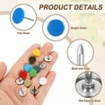 thumbnail image 3 of Lot de 100 Pointes pour Rembourrage, Pointe Plate pour Pouce 11mmx15mm, Bleu, 3 of 7