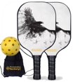 thumbnail image 1 of Pickleball Factory PB0005-1-C Near Me Pickleball Set - Mirs Personalized Pickleball Paddle, Carbonfiber Graphite, 1 of 1