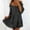 Black, variant on Tiered Cake Skirt Off The Shoulder Lace Flutter Sleeve Maxi Dress Fashion Solid Color Loose Dress Summer Midi Dress Beach Dress plus Size Dress for Women Casual Summer Casual Women Dresses Summer