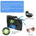 thumbnail image 2 of GREENCYCLE 10PK Compatible for Brother P-touch Black on Blue 12mm TZ TZe TZe-531 TZ-531 TZe531 TZ531 Laminated Label Tape use in PT-2030 PT-1010 Label Maker, 2 of 7