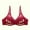 Red, variant on Jacenvly Bralettes for Women Lace Clearance Solid Elastic Soft Plus Size Bras Ladies Traceless No Steel Ring Vest Breathable Gathering Bra Woman Underwear Beige
