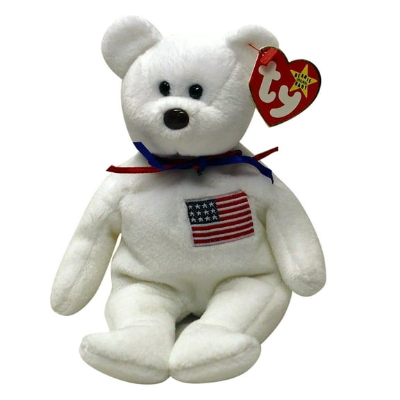 Ty Beanie Babies Libearty the Bear Plush 1996