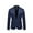 Navy, variant on QENGING Men's Suit Jacket Blazer Suit Solid Color Dress Business Casual Single Blazer Suit for Casual Home Holiday
