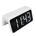 thumbnail image 2 of Reloj de escritorio, Altavoz Bluetooth, despertador Dual, ruido blanco, transmisión de voz, despertador, altavoz con luz para dormitorio, 2 of 14