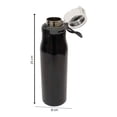 thumbnail image 3 of Botella Home Trends de Plástico Diseño Liso Negro 590 ml, 3 of 4