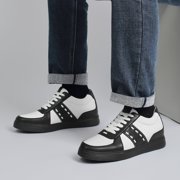 CMR CHAMARIPA Casual Men's Elevator Sneakers - Leather Tall Men Shoes 6 CM / 2.36 Inches
