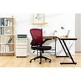 thumbnail image 2 of Scranton & Co Modern Modern Mesh Office Swivel Chair In Red, 2 of 9