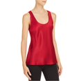 thumbnail image 1 of Elizabeth and James - Camiseta sin mangas de satén para mujer, rojo, XS, 1 of 2