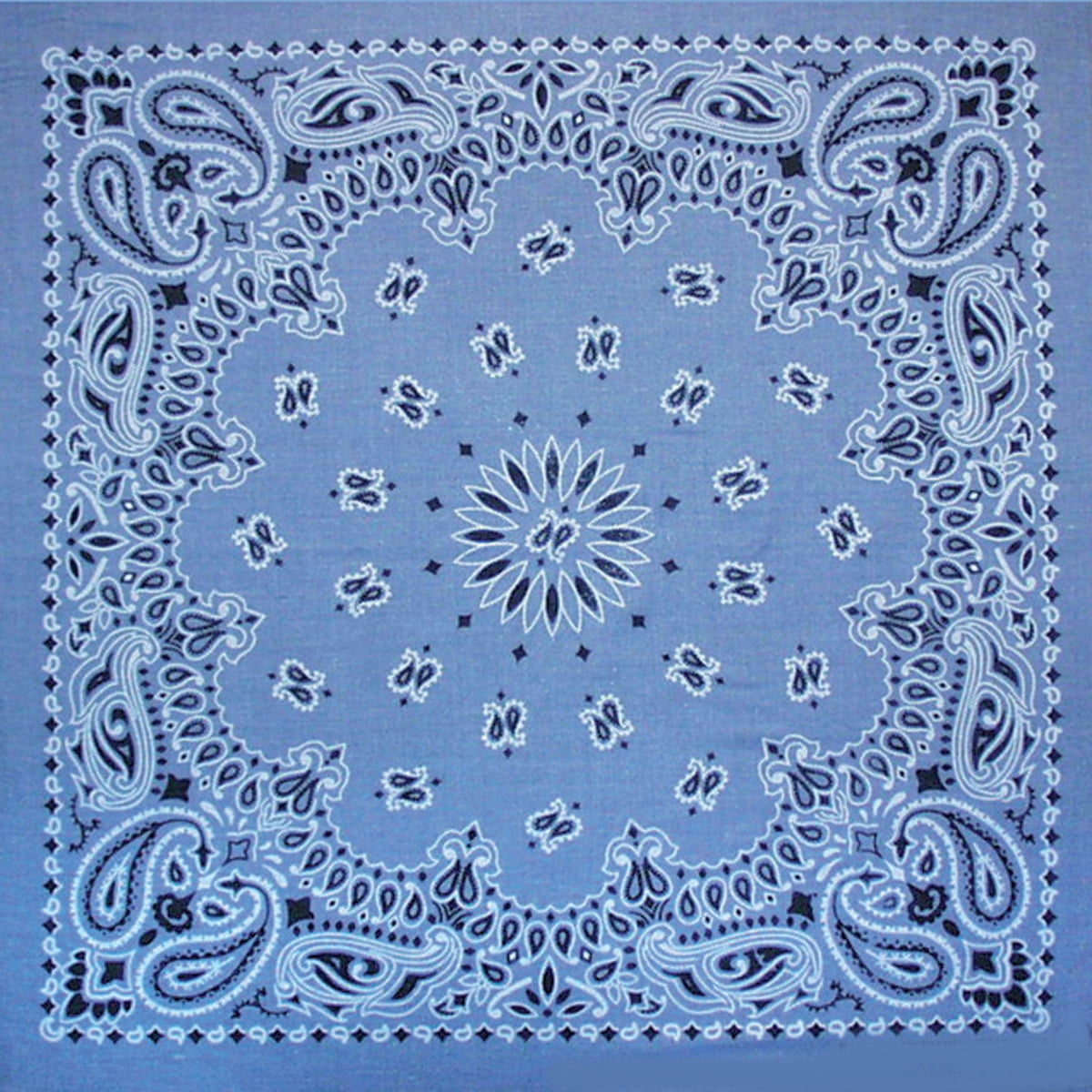 Carolina Hav A Hank Paisley Bandanna 22 X 22 Walmart Com Walmart Com