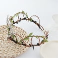 thumbnail image 5 of BQBQERT Fairies Crown Fairies Headpiece Leaf Circlet for Women, Fairies Headband Photo Props for Christmas Wedding, 5 of 14