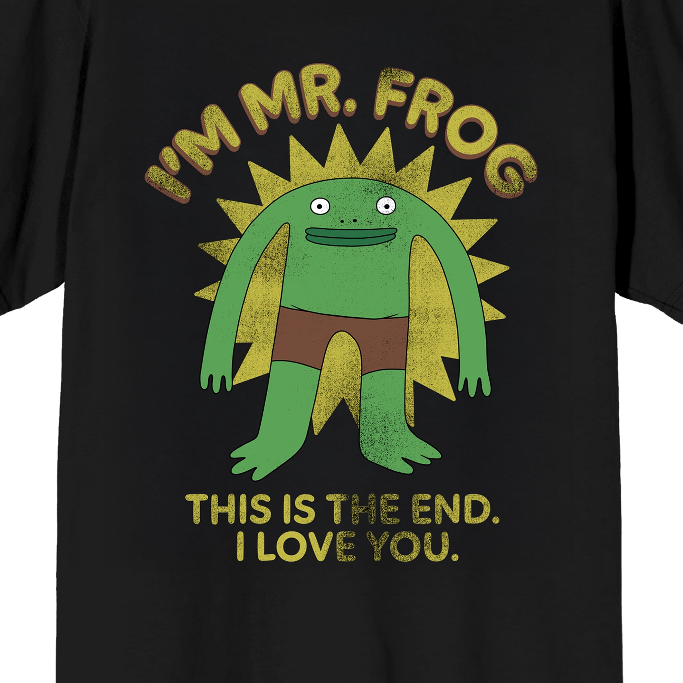 Smiling Friends Mr. Frog This Is the End Mens Graphic Tee - Short