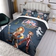 thumbnail image 3 of Max adventures Themed Bed Sheet Set Three Piece Set 53x79 In ches Comfortable And Skin Friendly Unique Design Creating A Star Studded Night Home Gifts For Family Friends fans, 3 of 6
