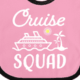 thumbnail image 4 of Inktastic Cruise Squad with Vector Cruise Ship and Palm Trees Boys or Girls Baby Bib, 4 of 4