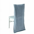 thumbnail image 2 of BalsaCircle Dusty Blue Soft Velvet Chiavari Dining Chair Back Slipcover Wedding Party Events Home Decorations Supplies, 2 of 8