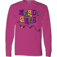 thumbnail image 3 of Inktastic Mardi Gras Beads Long Sleeve T-Shirt, 3 of 5
