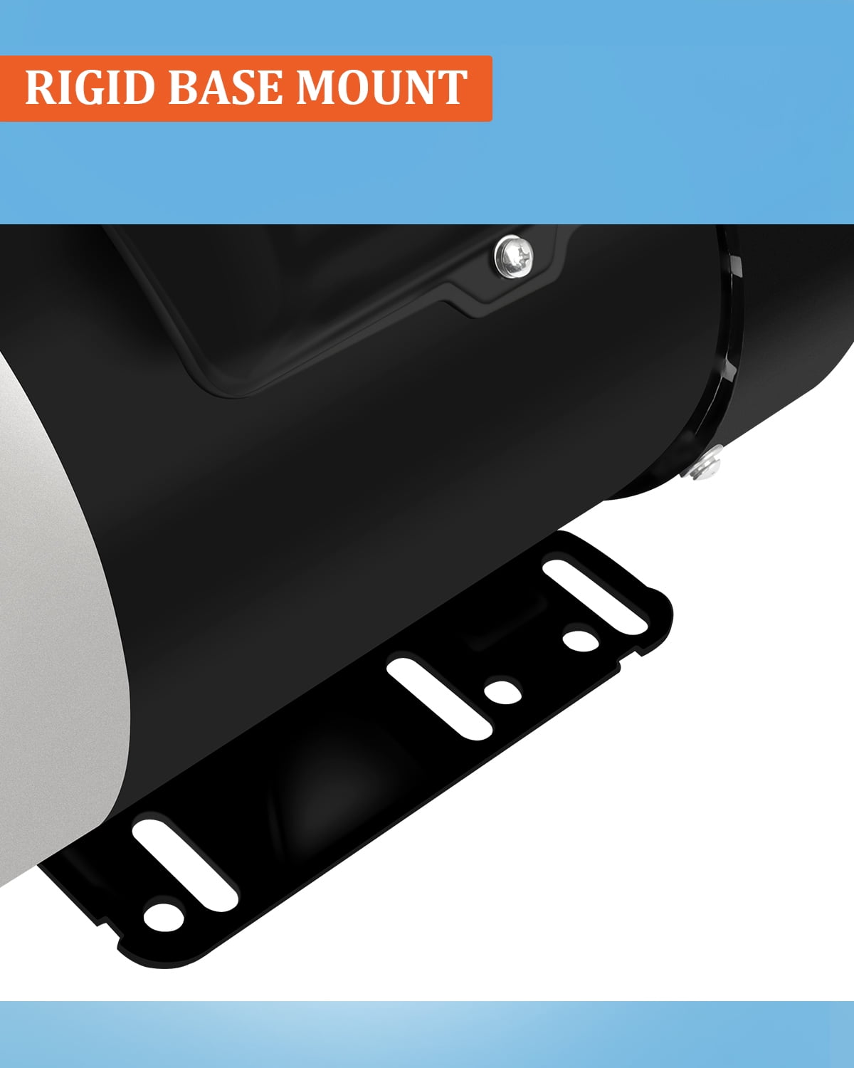 5HP Electric Motor 3450RPM General Purpose Single Phase Motor 208-230V 56C Frame 5/8" Shaft Diameter 60HZ TEFC