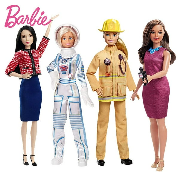 Muñeca Barbie GFX23 Original, muñeco profesional de celebración del 60 ° aniversario, astronauta, Firewoman, Pop, juegos para niñas, regalos de cumpleaños Fivean unisex