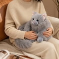 thumbnail image 6 of Cute Peluche Cat Plush Toy Realistic Cat Stuffed Animal Companion Doll for Kid&friends Holiday Gift, 6 of 7