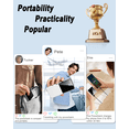 thumbnail image 7 of Portable Charger Power Bank, 10000mAh Mini Portable Battery Fast Charging Battery Pack Travel Essentials, PD 3.0 QC 4.0 External Phone Powerbank for iPhone Android Samsung and USB/USB-C Devices, 7 of 7