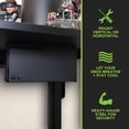 thumbnail image 3 of HIDEit Mounts Xbox Series Microsoft X Wall Mount for Xbox Series X Black, 1 Pack, 3 of 8