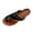 Black, variant on NGTEVOOS New Style Flat Sandals Comfortable Slip Sole Ladies Summer Beach Shoes