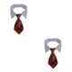 thumbnail image 4 of sweethay Corbatas de moño para mascotas, disfraz de esmoquin para mascotas, corbata de juego de rol, cierres de gancho y bucle ajustables para Tipo 22 M 2Conjunto, 4 of 6
