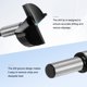 thumbnail image 4 of Broca Forstner Uxcell para Trabajos en Madera, 2-9/32in (58mm) Punta de Carburo Vástago Redondo Cortador de Bisagra para Abrir Agujeros en Madera, 4 of 7