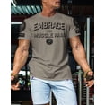 thumbnail image 6 of Gymish Embrace Muscle Pain Men’s Workout T-Shirt – Funny Gym Shirt, Lifting Tee, Deadlift Fitness & Bodybuilding Top, 6 of 7