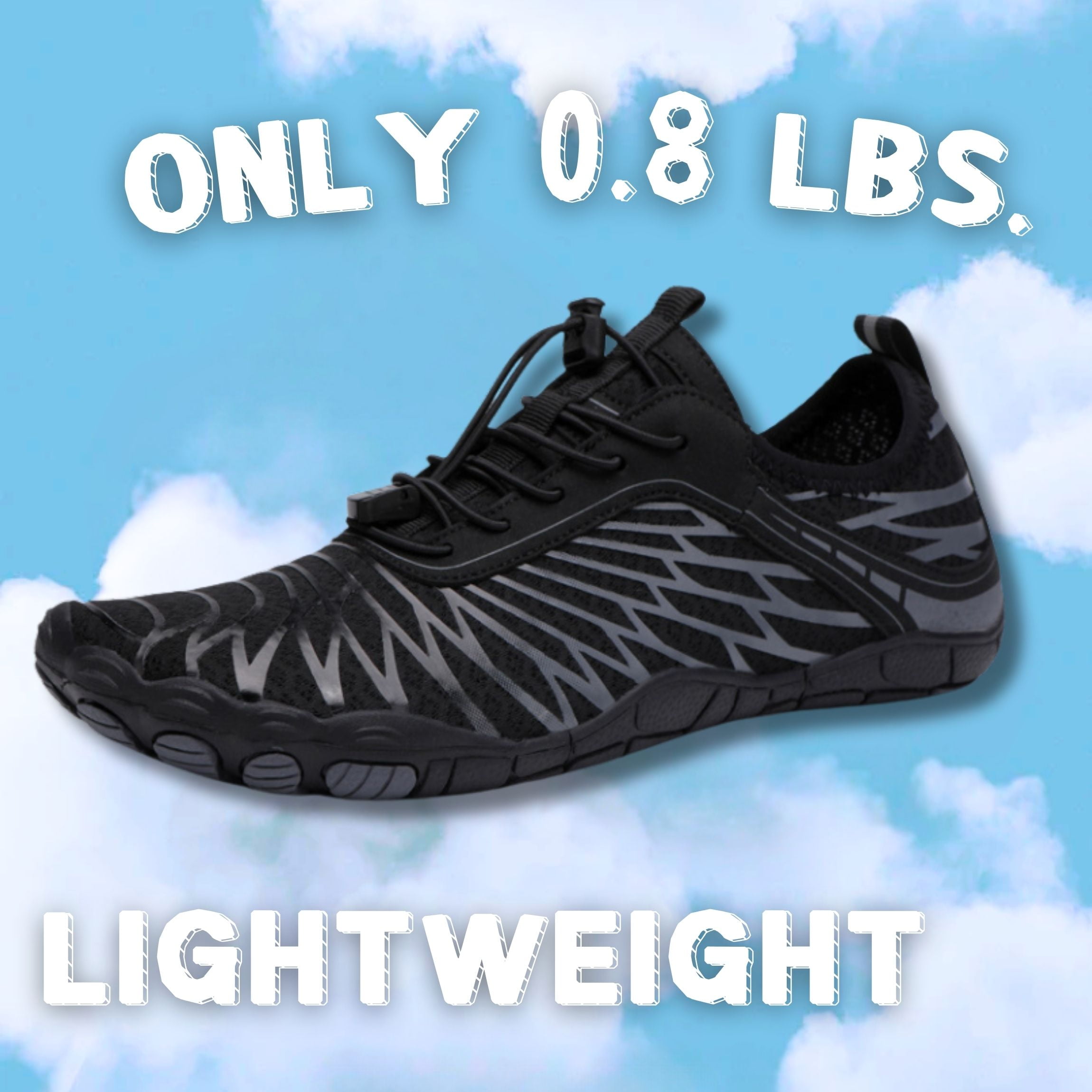 BERANMEY Pro Barefoot Shoes for Women & Men Wide Toe Box Hiking Water Shoes Non-Slip Breathable Barefoot Swim Surf Shoes for Beach Pool Aqua Running & Walking Fast Drainage & Waterproof Design