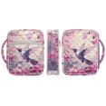 thumbnail image 2 of ZUXONGSY Hummingbird Cherry Blossom Print Bible Cover Case for Women Large Bible Holder Lightweight Christian Tote Bag with Multiple Pockets Christian Gift for Daily Use, 2 of 7