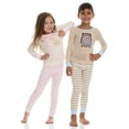 thumbnail image 5 of Cudlie Boys’ 4-Piece Pajama Set, Cotton Blend Sleepwear, 2 Tops & 2 Bottoms – Sizes 12M–5T, 5 of 9