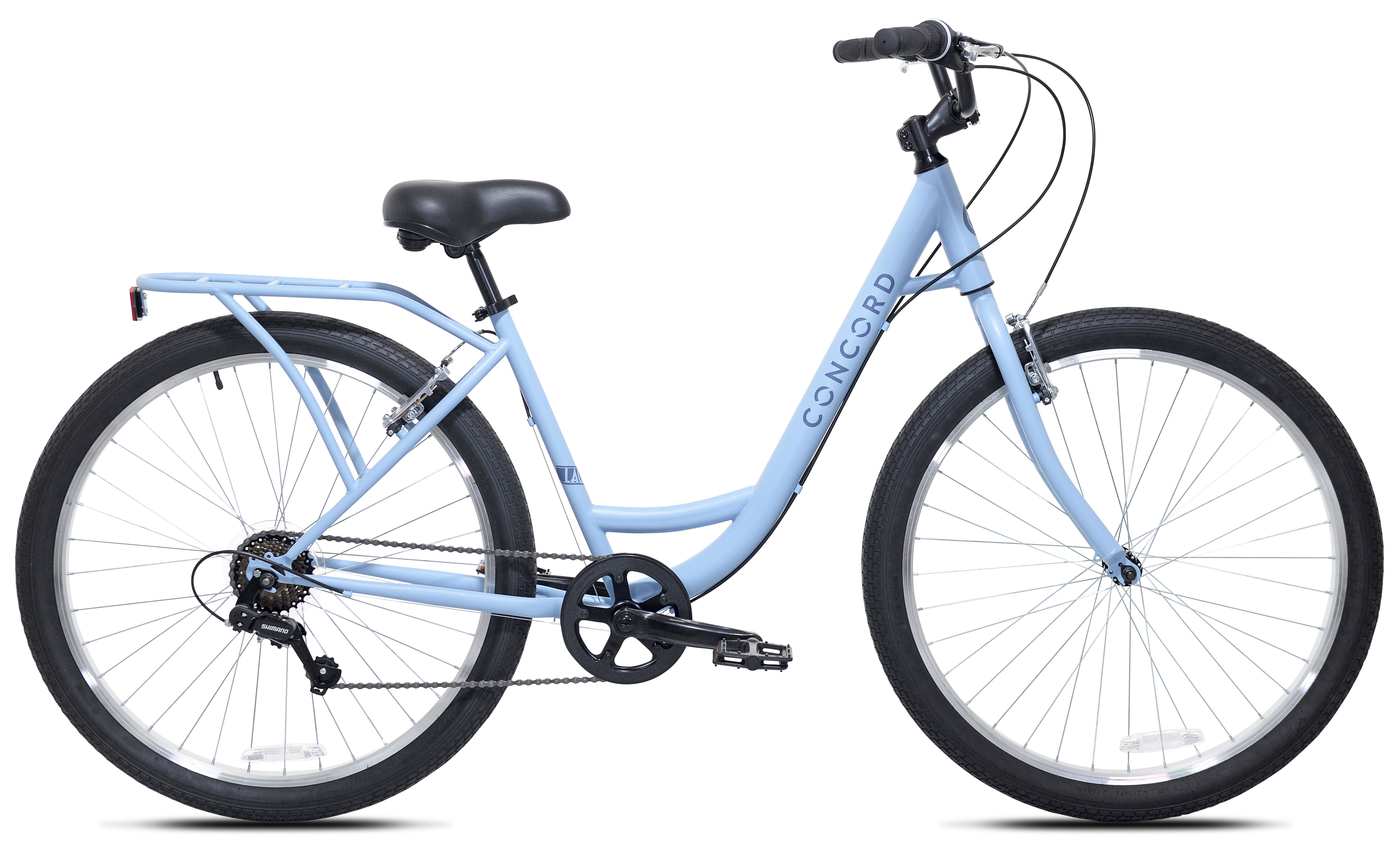 Concord 27.5" Laguna Comfort Bike, 27.5" Wheels, Fits Teen & Adult Riders 5'4"-6'2", Unisex, Blue, Online Only