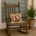 thumbnail image 6 of Nova Scotia Duck Tolling Retriever and Flowers Fabric Decorative Pillow 14 in x 14 in, 6 of 7