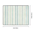 thumbnail image 6 of Flannel Floor Mat 63x48in Non-Slip Wear-Resistant Memory Sponge Point Plastic Bottom For Living Room Office Coffee Table Bed Balcony Palegreen Stripe Hand-Drawn Sketch_3, 6 of 7