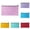6 colors, variant on VKLU 4.7"x8.3" Canvas Pencil Pouch with Side Handle, Durable Stationery Bag for Office, Travel Makeup Organizer, Pink