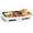 Cream, variant on COOK WITH COLOR Electric Griddle, 1200W Nonstick 10" x 16" Cooking Surface, Slate Blue