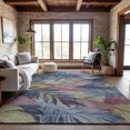 thumbnail image 6 of Addison Rugs Mayfield Premium Machine Washable Transitional Floral Denim Rectangle Rug, 3' x 5', 6 of 6