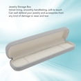thumbnail image 4 of Velvet Jewelry Gift Box Case, Soft Lining, Plenty Storage Space, Light Gray, for Proposal Engagement, 4 of 8