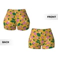 thumbnail image 4 of KLL Strawberry Pattern Workout Shorts for Women Scrunch Short Gym Yoga Running Sport Active Exercise Fitness Shorts, 4 of 8
