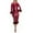Red, variant on Wdgfv Womens Sequin Dress Formal Evening Gown with Long Sleeve Sequin Embroidery for Party Night Out and OTHER L